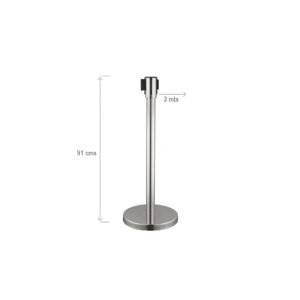 Standard acero plata 3mts