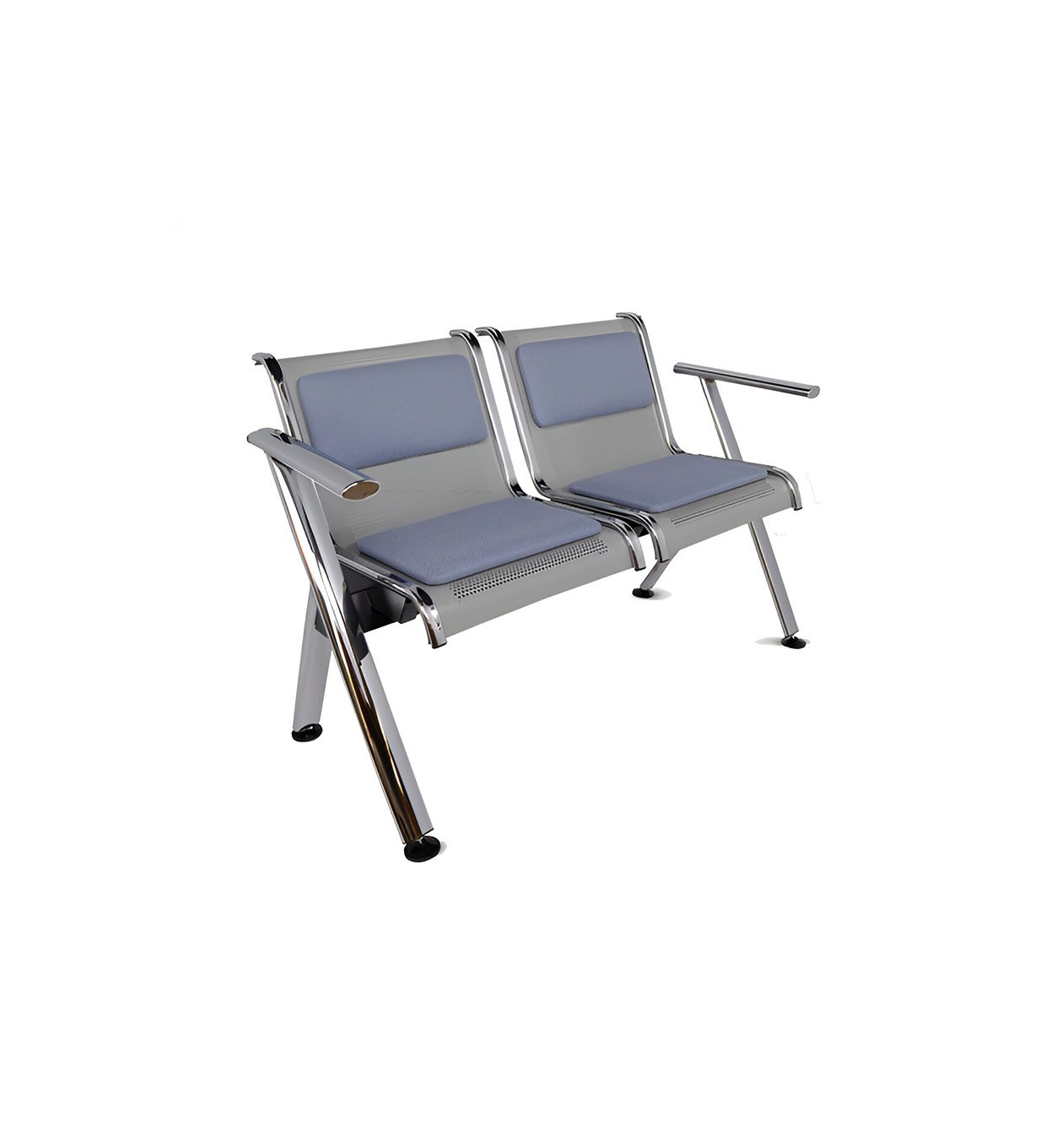 Banca Steel Tapizada 2 Plazas